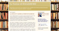 Desktop Screenshot of notiziemaldamore.blogspot.com