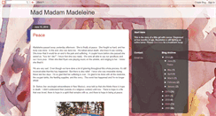 Desktop Screenshot of madmadammadeleine.blogspot.com