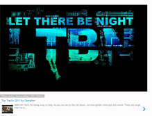 Tablet Screenshot of lettherebenight.blogspot.com