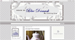 Desktop Screenshot of bluedamask.blogspot.com