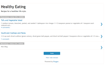 Tablet Screenshot of healthyeatingtoday.blogspot.com