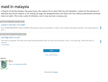 Tablet Screenshot of maid-in-malaysia.blogspot.com