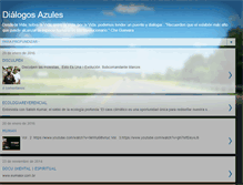 Tablet Screenshot of dialogosazules.blogspot.com