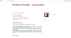 Desktop Screenshot of cristinatroufa.blogspot.com