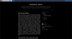 Desktop Screenshot of fenixarts.blogspot.com