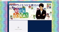 Desktop Screenshot of nickjonasbello.blogspot.com