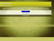 Tablet Screenshot of mykids-store.blogspot.com