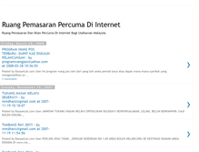 Tablet Screenshot of pemasaran-percuma-internet.blogspot.com