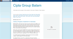 Desktop Screenshot of ciptagroup.blogspot.com