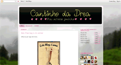 Desktop Screenshot of cantinhodadrea.blogspot.com