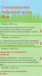 Mobile Screenshot of contaminacionindustrialenrios.blogspot.com