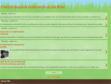 Tablet Screenshot of contaminacionindustrialenrios.blogspot.com