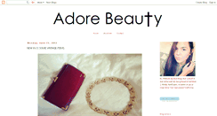 Desktop Screenshot of adorebeauty1.blogspot.com