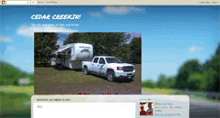 Desktop Screenshot of cedarcreekin.blogspot.com