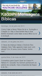 Mobile Screenshot of kadoshimensagensbiblicas.blogspot.com