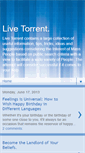 Mobile Screenshot of live-torrent.blogspot.com
