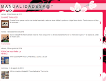 Tablet Screenshot of manualidadespatri.blogspot.com