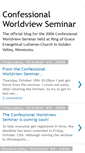 Mobile Screenshot of confessionalworldviewseminar.blogspot.com