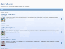 Tablet Screenshot of damyabeauty.blogspot.com