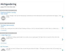 Tablet Screenshot of michigandering.blogspot.com