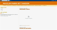 Desktop Screenshot of mavilimset.blogspot.com