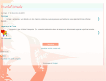 Tablet Screenshot of escolavirtuale.blogspot.com