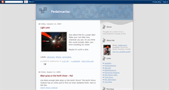 Desktop Screenshot of pedalmaniac.blogspot.com