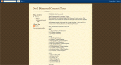 Desktop Screenshot of neildiamondconcerttour.blogspot.com
