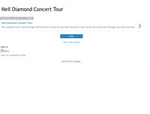 Tablet Screenshot of neildiamondconcerttour.blogspot.com