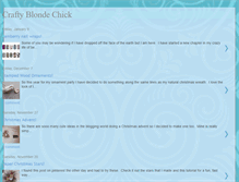 Tablet Screenshot of craftyblondechick.blogspot.com