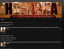 Tablet Screenshot of hosannainc.blogspot.com