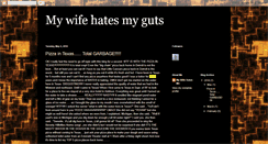 Desktop Screenshot of mywifehatesmyguts.blogspot.com