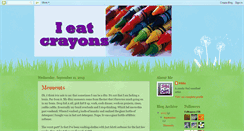 Desktop Screenshot of iliketoeatcrayons.blogspot.com