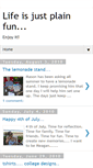 Mobile Screenshot of lifeisjustplainfun.blogspot.com