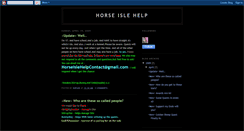 Desktop Screenshot of horseislehelpingguide.blogspot.com