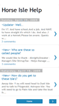 Mobile Screenshot of horseislehelpingguide.blogspot.com