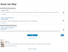 Tablet Screenshot of horseislehelpingguide.blogspot.com