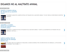 Tablet Screenshot of digamosnoalmaltratoanimal2.blogspot.com