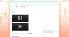 Desktop Screenshot of curiousguys2.blogspot.com