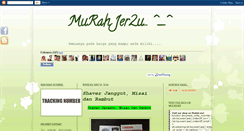 Desktop Screenshot of murahjer2u.blogspot.com