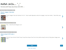 Tablet Screenshot of murahjer2u.blogspot.com