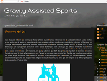Tablet Screenshot of gravityassistedsports.blogspot.com