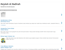 Tablet Screenshot of majalahmadinah.blogspot.com