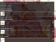 Tablet Screenshot of croquizandoarquitectura.blogspot.com