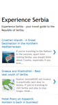 Mobile Screenshot of experienceserbia.blogspot.com
