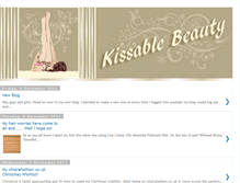 Tablet Screenshot of kissablebeauty.blogspot.com