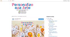 Desktop Screenshot of personalizesuaarte.blogspot.com