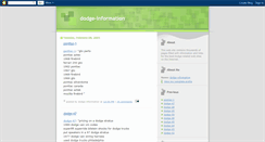 Desktop Screenshot of dodge-information.blogspot.com