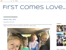 Tablet Screenshot of firstcomesloves.blogspot.com