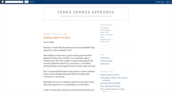 Desktop Screenshot of indexsports.blogspot.com